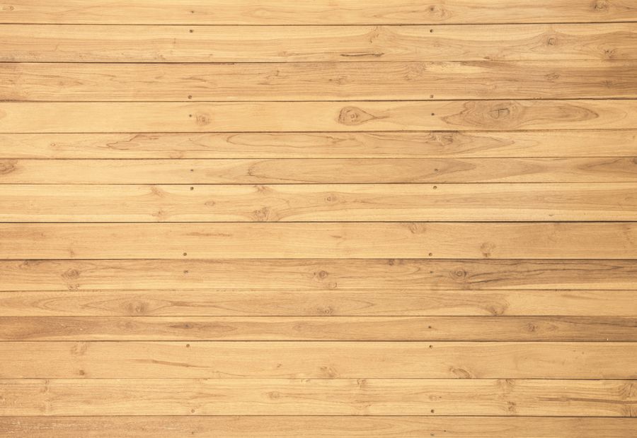 Cupped hardwood planks caused by moisture from below